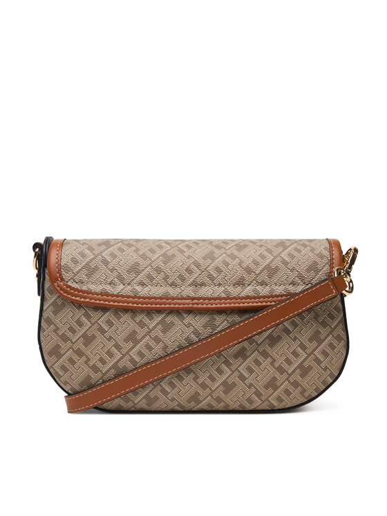 Tommy Hilfiger Tommy Hilfiger Geantă Th Monoplay Saddle Bag AW0AW19172 Bej deschis