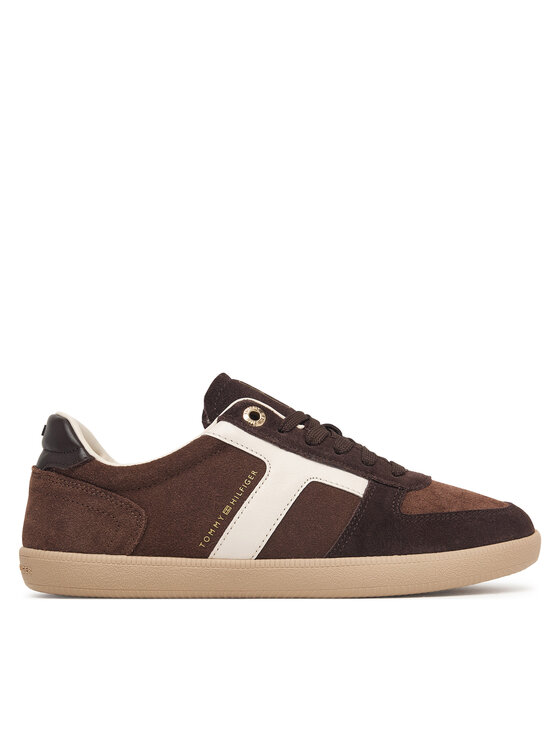 Tommy Hilfiger Tommy Hilfiger Tenisice Th Tribeca Sneaker Suede FW0FW09596 Smeđa