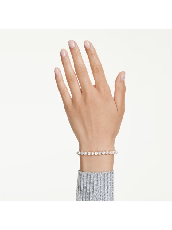 Swarovski Swarovski Bransoletka Tennis Matrix 5742026 Złoty