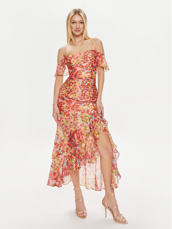 Guess Robe d ete Juliana W4GK26 WCWF2 Multicolore Regular Fit Modivo