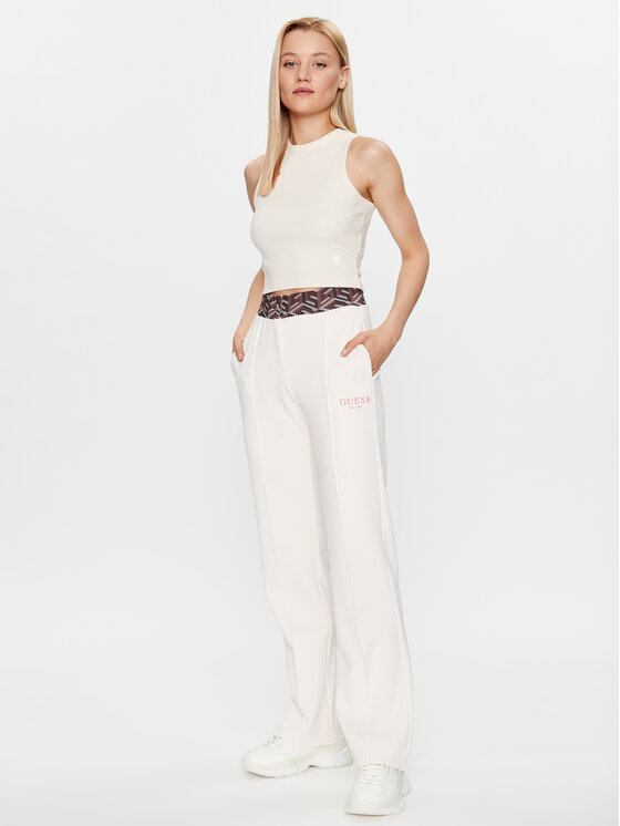 Guess Guess Top V3GP19 K8RT2 Bež Slim Fit