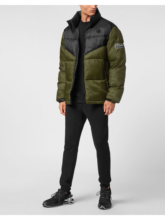 Plein Sport Plein Sport Kurtka puchowa 14139 Czarny Regular Fit