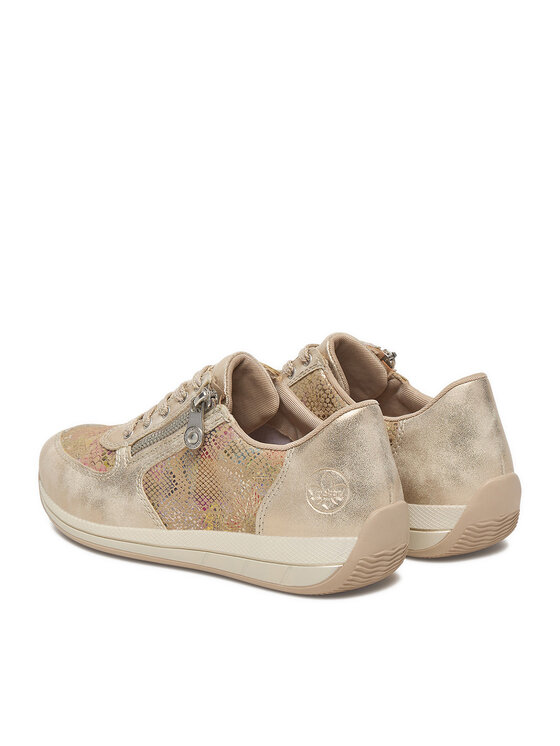 Rieker Rieker Sneakersy N1112-91 Zlatá