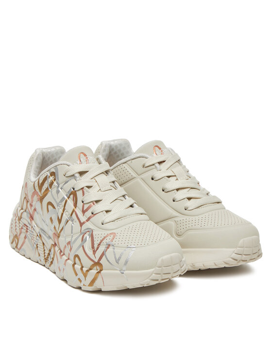 Skechers Skechers Sneakersy Uno Lite - Metallic 314067L/NTMT Bílá