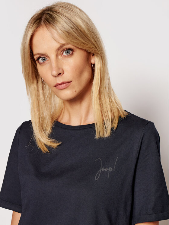 JOOP! JOOP! T-Shirt 642002 Tmavomodrá Relaxed Fit