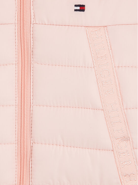 Tommy Hilfiger Tommy Hilfiger Demisezoninė striukė Monotype Tape KN0KN01722 Rožinė Regular Fit