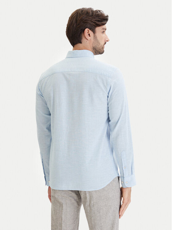 Jack & Jones Jack & Jones Hemd Blusummer 12293269 Himmelblau Regular Fit