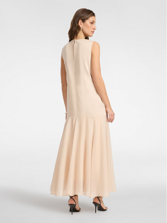 Elena Mirò Elena Mirò Abito da sera 7065P100286N002 Crema Regular Fit