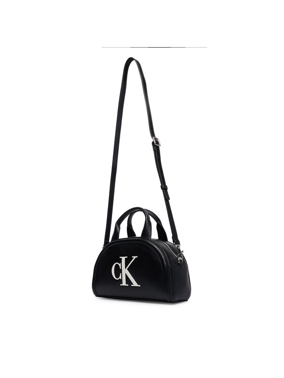 Calvin Klein Calvin Klein Дамска чанта Bold Ck Dome Crossbody LV04F3895G Черен