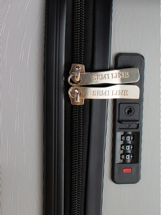 Semi Line Semi Line Valigia grande T5799-3 Argento