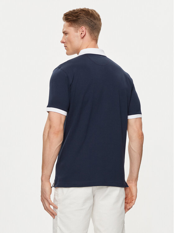 La Martina La Martina Polo YMP305 PK001 Granatowy Regular Fit