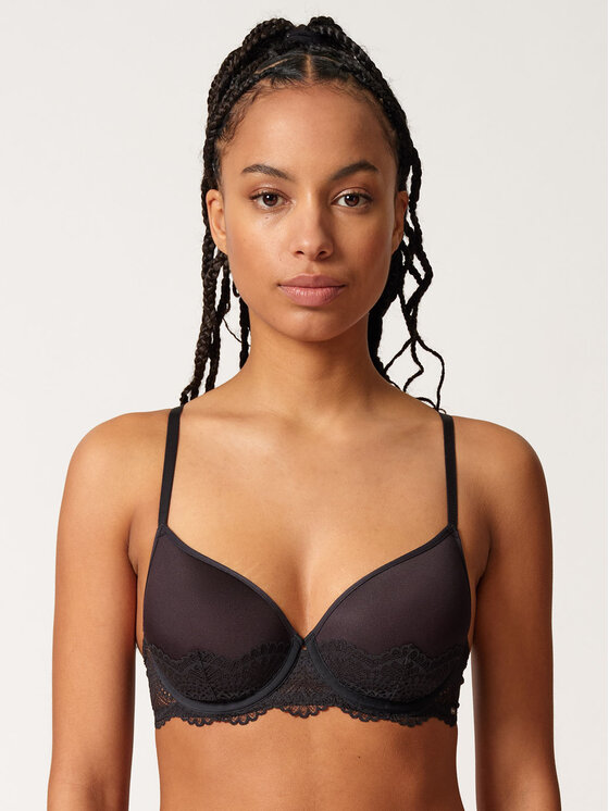 Skiny Skiny Biustonosz z fiszbiną 82630 Czarny