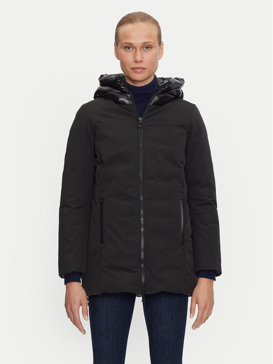 Geox Geox Žieminė striukė Zosma W4628A TC191 F0284 Juoda Regular Fit