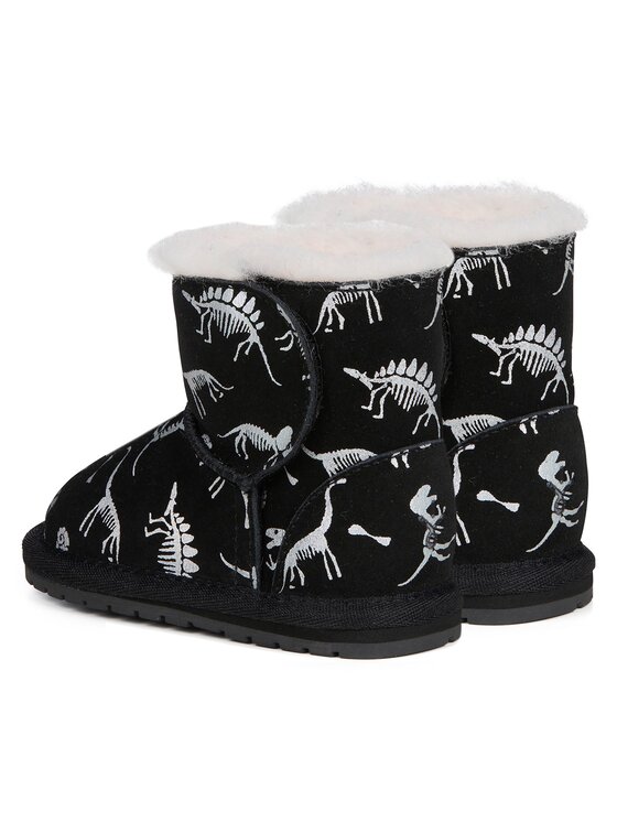 EMU Australia EMU Australia Cizme de zăpadă Toddle Reflective Dino B12966 Negru
