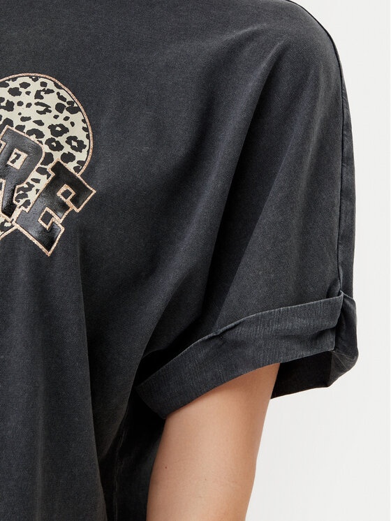 ONLY ONLY Тишърт Lucy 15339887 Черен Loose Fit