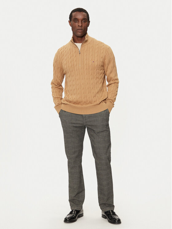 Tommy Hilfiger Tommy Hilfiger Pullover Classic MW0MW36532 Beige Regular Fit