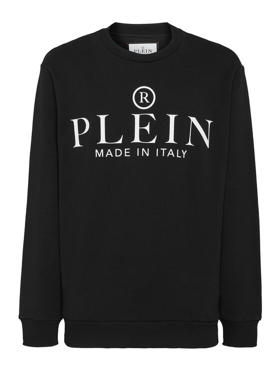 PHILIPP PLEIN PHILIPP PLEIN Mikina 5915 Černá Regular Fit