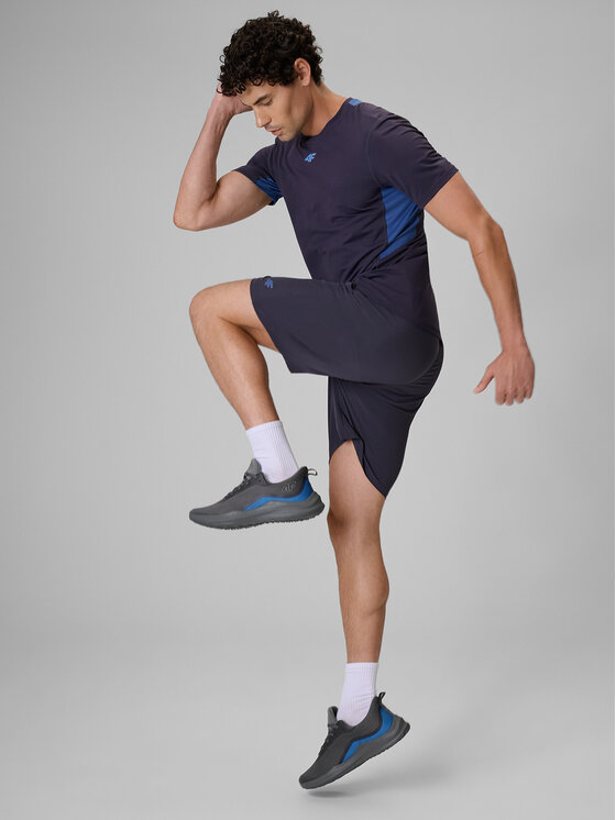 4F 4F Szorty sportowe CORE SYSTEM Granatowy Regular Fit