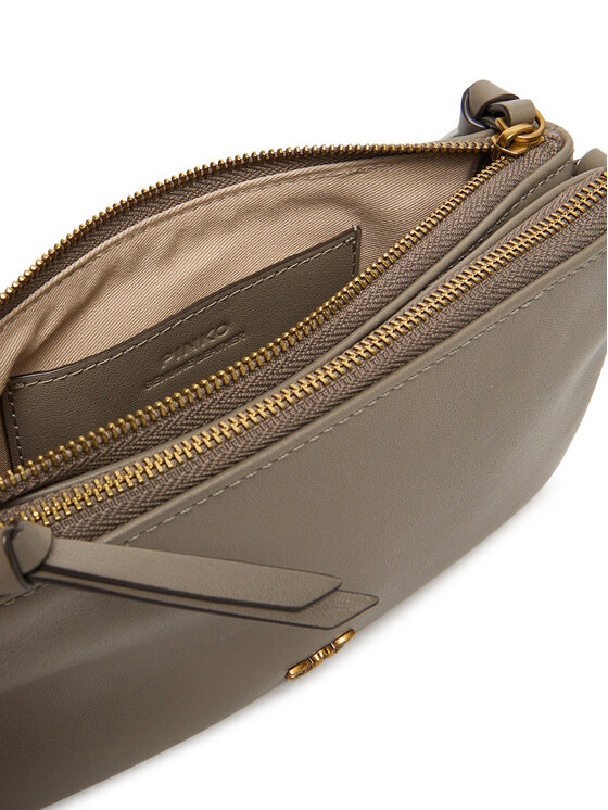 PINKO PINKO Дамска чанта Double Mini Al 25-26 PLTT 105359 A0QO Сив