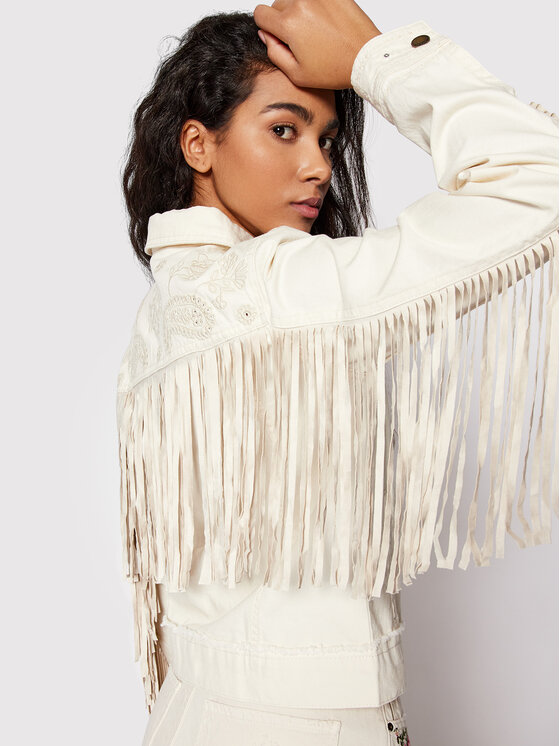 Giacca di jeans Santa Monica 22SWED09 Beige