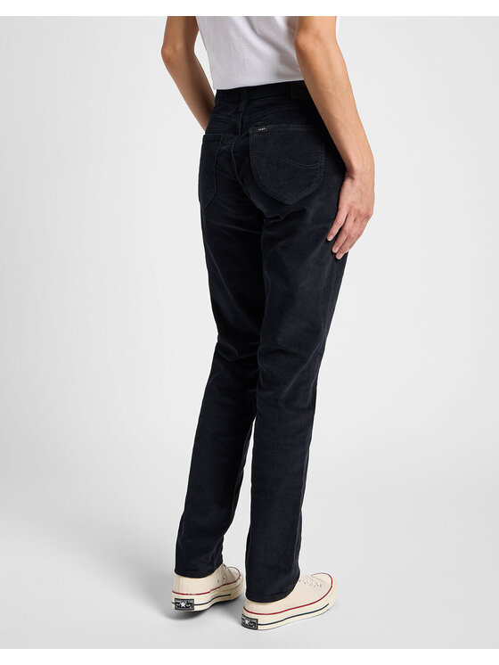 Lee Lee Jeansy MARION STRAIGHT Czarny Regular Fit