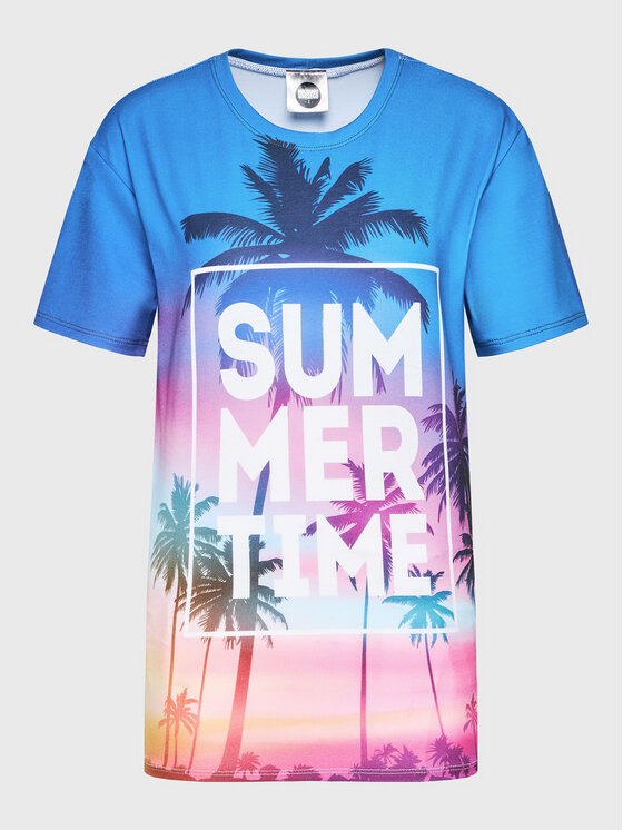 T-shirt Unisex Summer Time Multicolore Regular Fit...