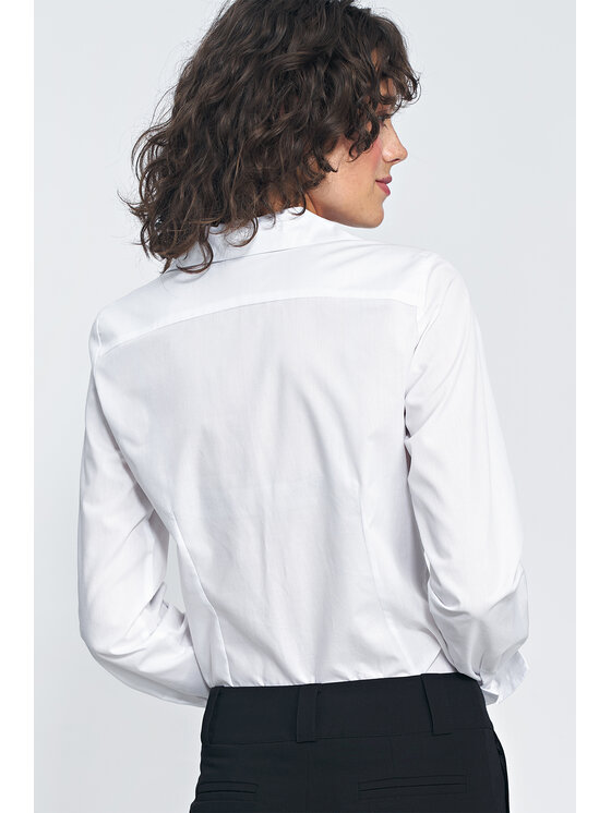 NIFE NIFE Košile K71 Bílá Classic Fit