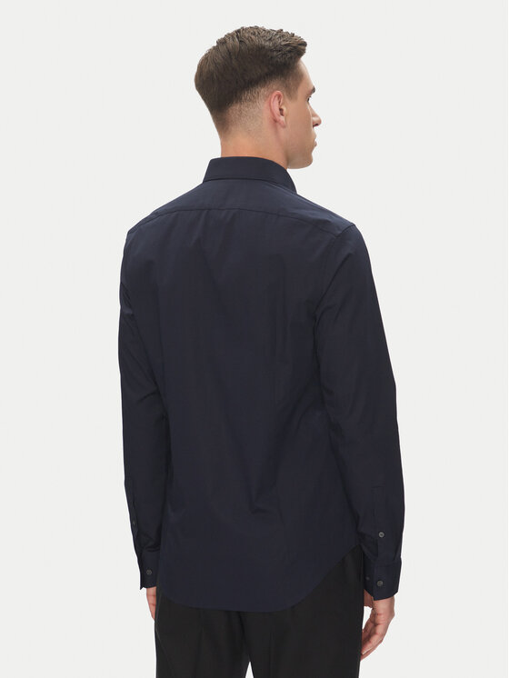 Calvin Klein Calvin Klein Camicia Essential LV019EU000 Blu scuro Slim Fit