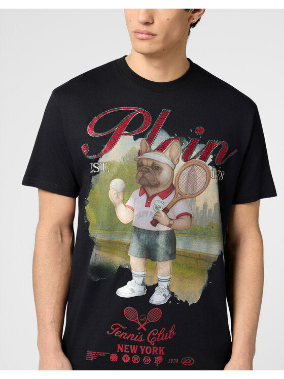 PHILIPP PLEIN PHILIPP PLEIN T-Shirt 30626 Czarny Regular Fit