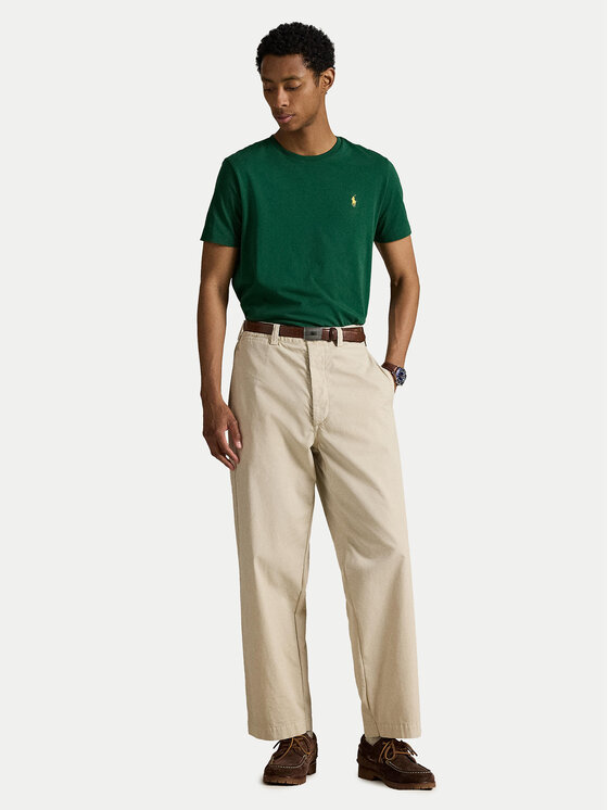 Polo Ralph Lauren Polo Ralph Lauren T-krekls 710671438461 Zaļš Custom Slim Fit
