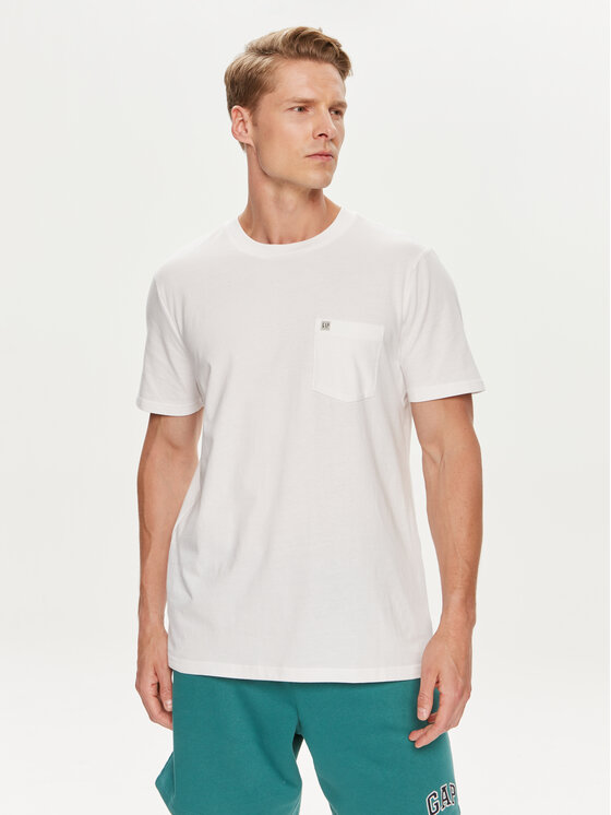 Gap Gap T-Shirt 857901-04 Bílá Regular Fit