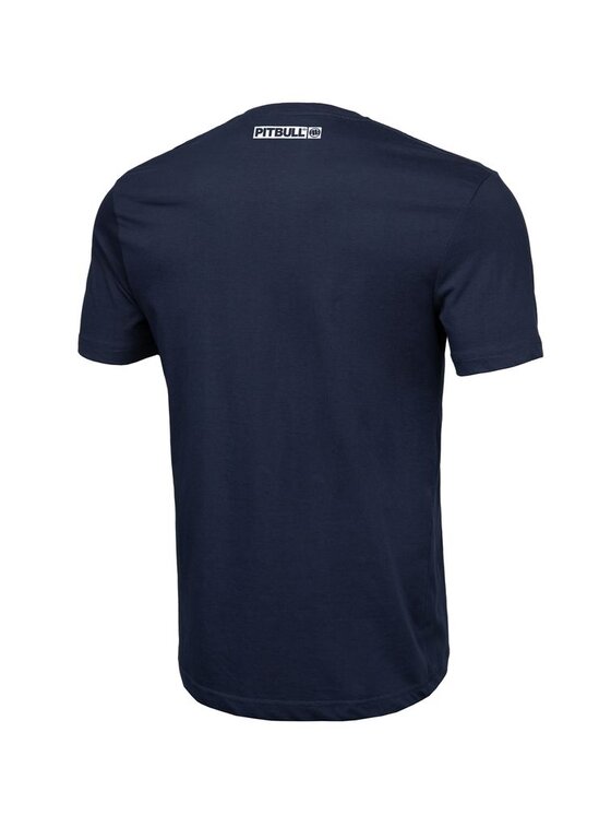 PITBULL PITBULL T-Shirt Koszulka Granatowy Regular Fit