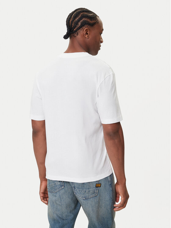 HUGO HUGO T-krekls Nugix 50543485 Balts Regular Fit
