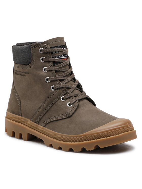 Palladium Turistická obuv Pallabrousse Cuffwp+ 77982-236-M Khaki ...
