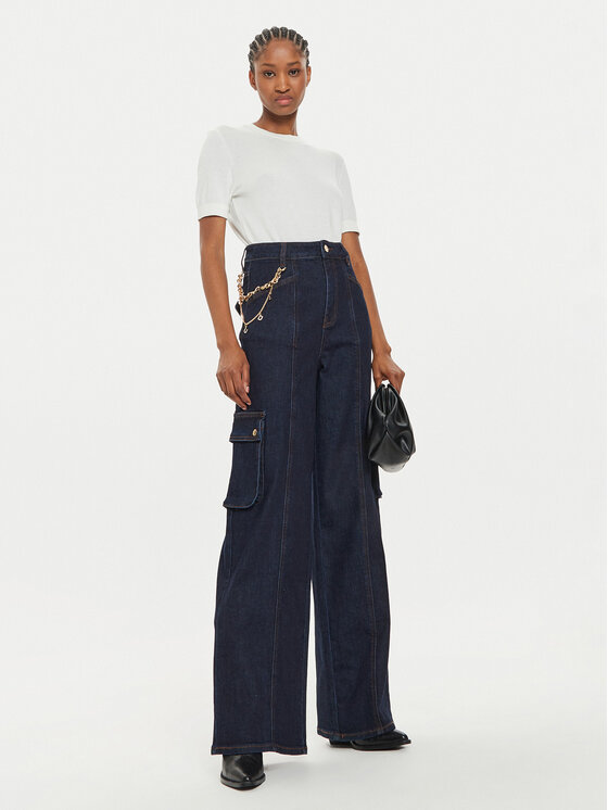 Gaudi Gaudi Jeans 421BD26014 Dunkelblau Wide Leg