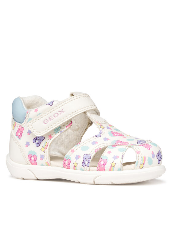 Geox Geox Sandále B Sandal Zapito Girl B556FB 05404 C0270 Biela
