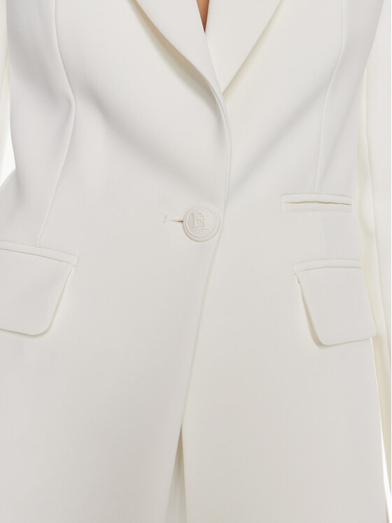 Elisabetta Franchi Elisabetta Franchi Sakoi GI-069-41E2-V580 Bijela Regular Fit
