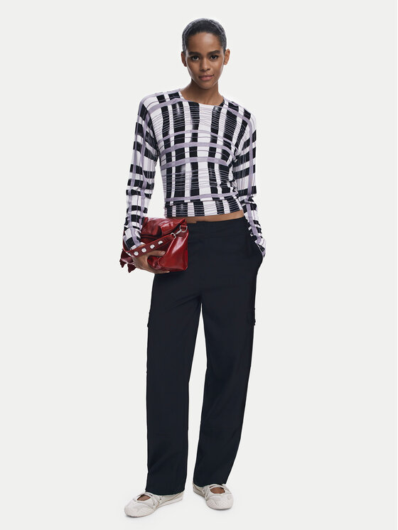 Desigual Desigual Пуловер Noruega 25WWJF41 Черен Regular Fit