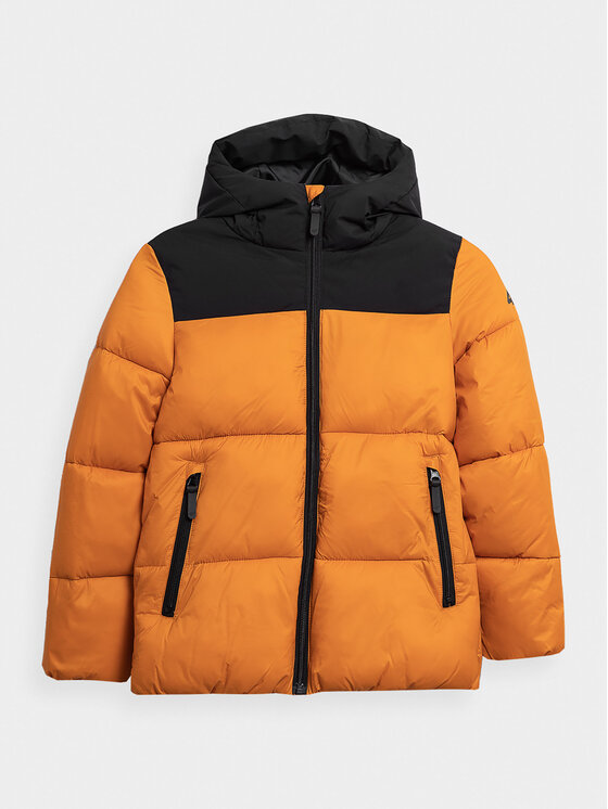4F 4F Зимно яке 4FJAW23TDJAM274 Оранжев Regular Fit