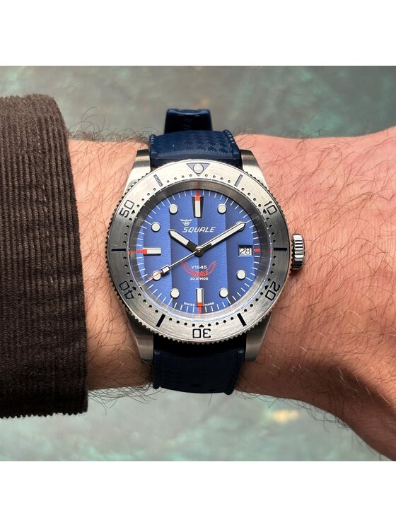 Squale Squale Zegarek 1545SSBLC.HTB Niebieski
