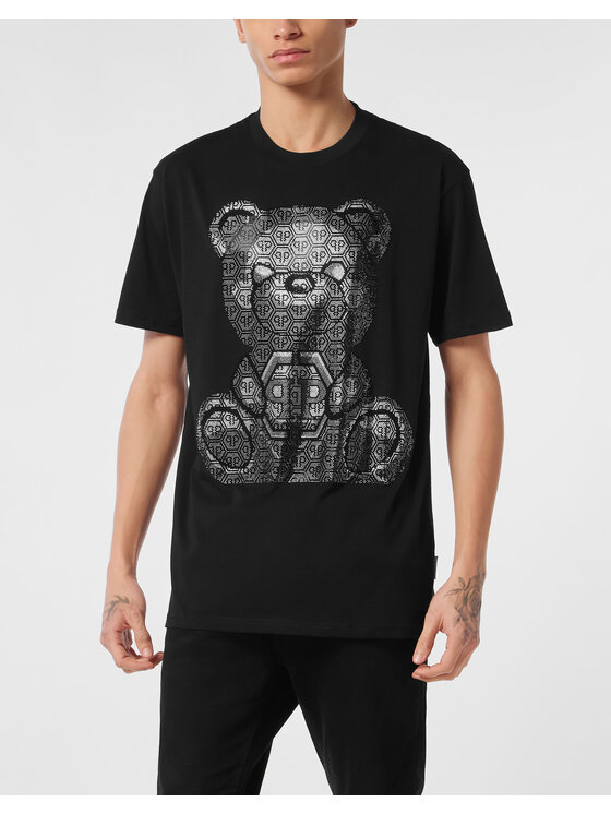 PHILIPP PLEIN PHILIPP PLEIN T-shirt 25565 Nero Regular Fit