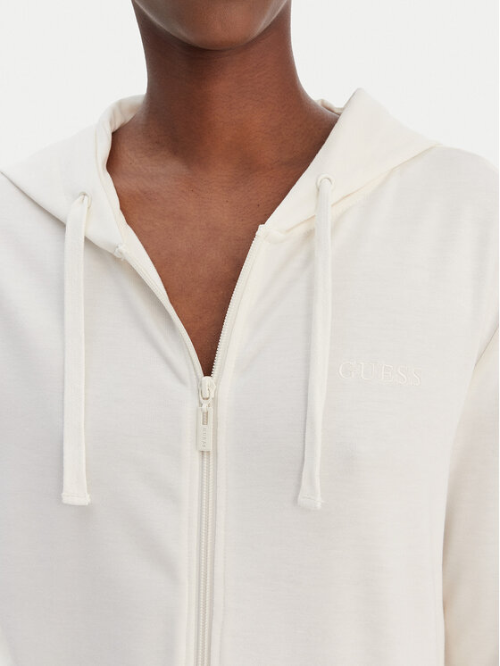 Guess Guess Mikina O6GQ01 KCQP2 Écru Regular Fit
