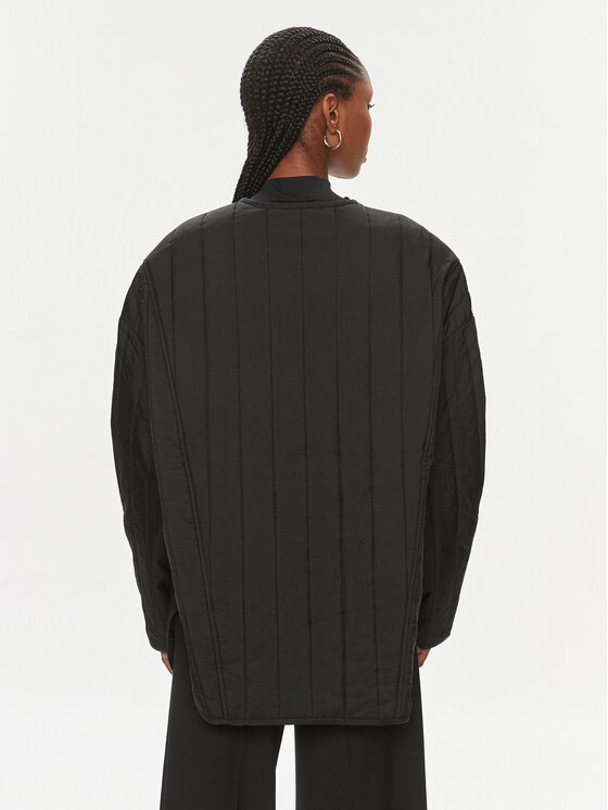 Calvin Klein Calvin Klein Prechodná bunda Vertical K20K206766 Čierna Oversize
