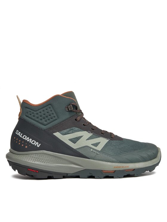 Salomon Pārgājienu apavi Outpulse Mid GORE-TEX L47297600 Zaļš