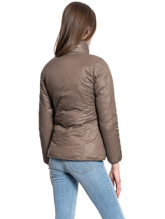 Wrangler Wrangler Giacca da donna ADELE REVERSIBLE JACKET Beige Slim Fit