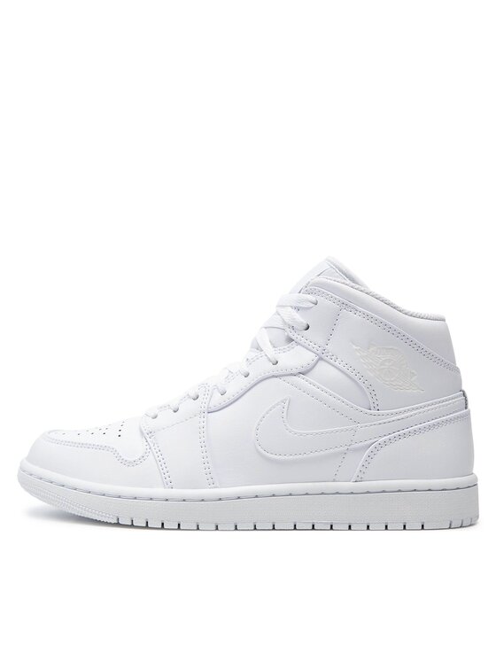 Nike Nike Tenisice Air Jordan 1 Mid 554724 136 Bijela