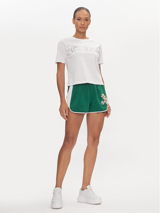 Guess Guess T-shirt Kiara V4GI18 I3Z14 Bijela Boxy Fit