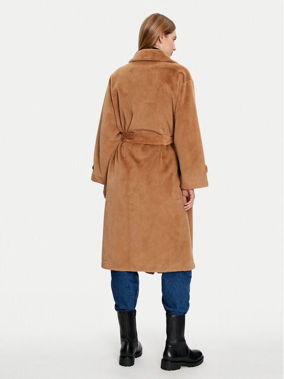 Dixie Dixie Kevad-sügis mantel K330K003A Pruun Regular Fit
