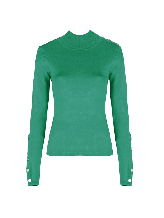 Silvian Heach Silvian Heach Svetr PGA22056LU Zelená Slim Fit