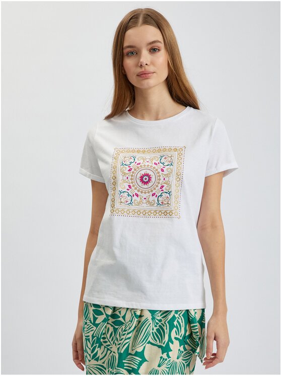 T-Shirt, rozmiar S, Białe, 166452-016000//M